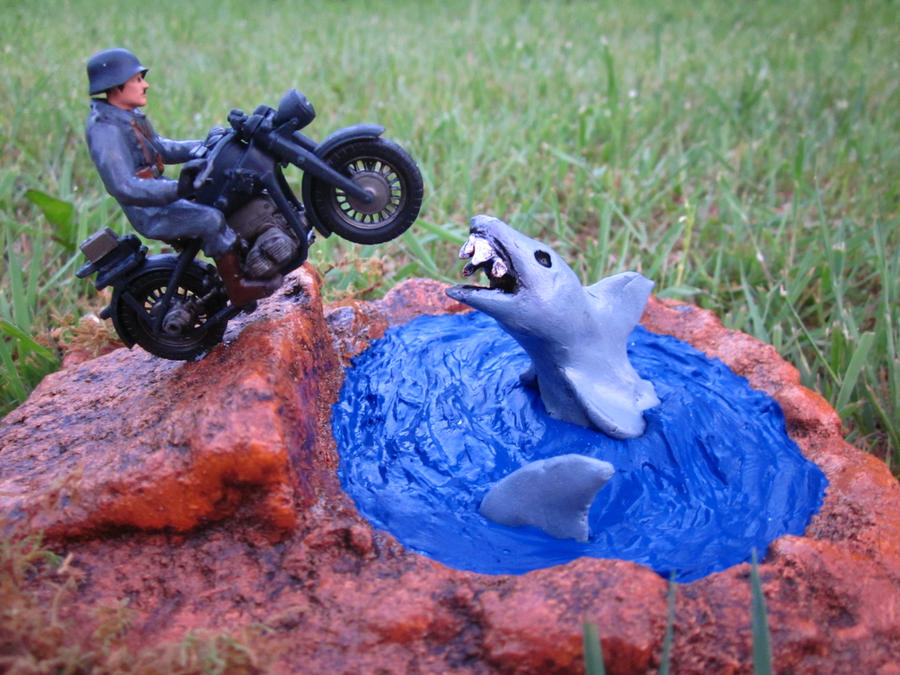 Hitler Jumps The Shark 2 By Enc86 On DeviantArt hitler-jumps-the-shark-2-by-enc86-on-deviantart