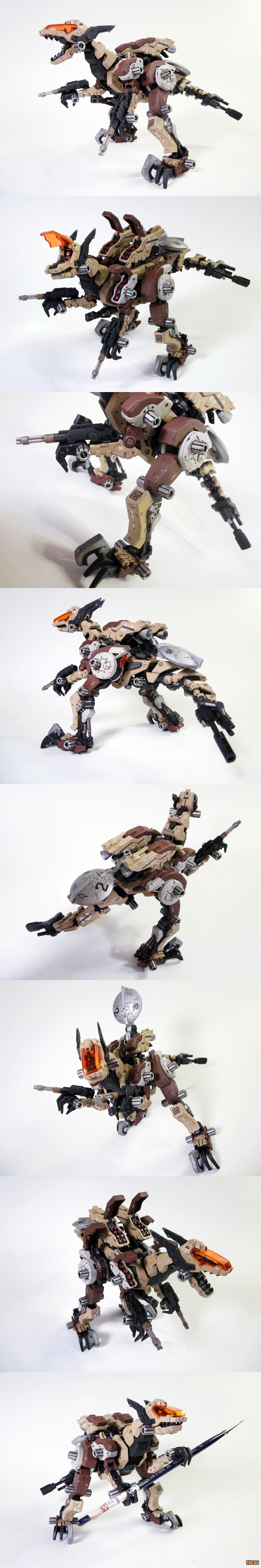 Zoid Gun Sniper Custom Collage