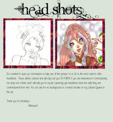 25PT COLORED HEADSHOTS-