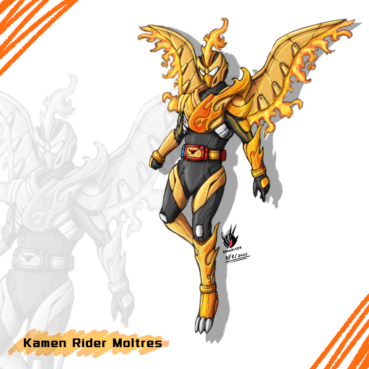 Moltres Rider Kamen Rider Moltres - PokeXRider Project by DinoAlert24 on DeviantArt