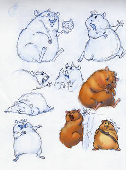 hamster Jolly Roger sketch