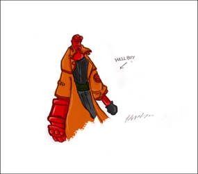 OMFG it's Hellboy