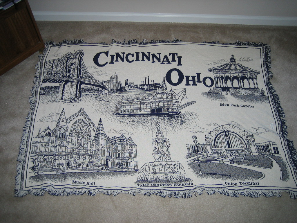 Blanket, Cincinnati Throw