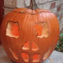 Monster Face Pumpkin Daytime 