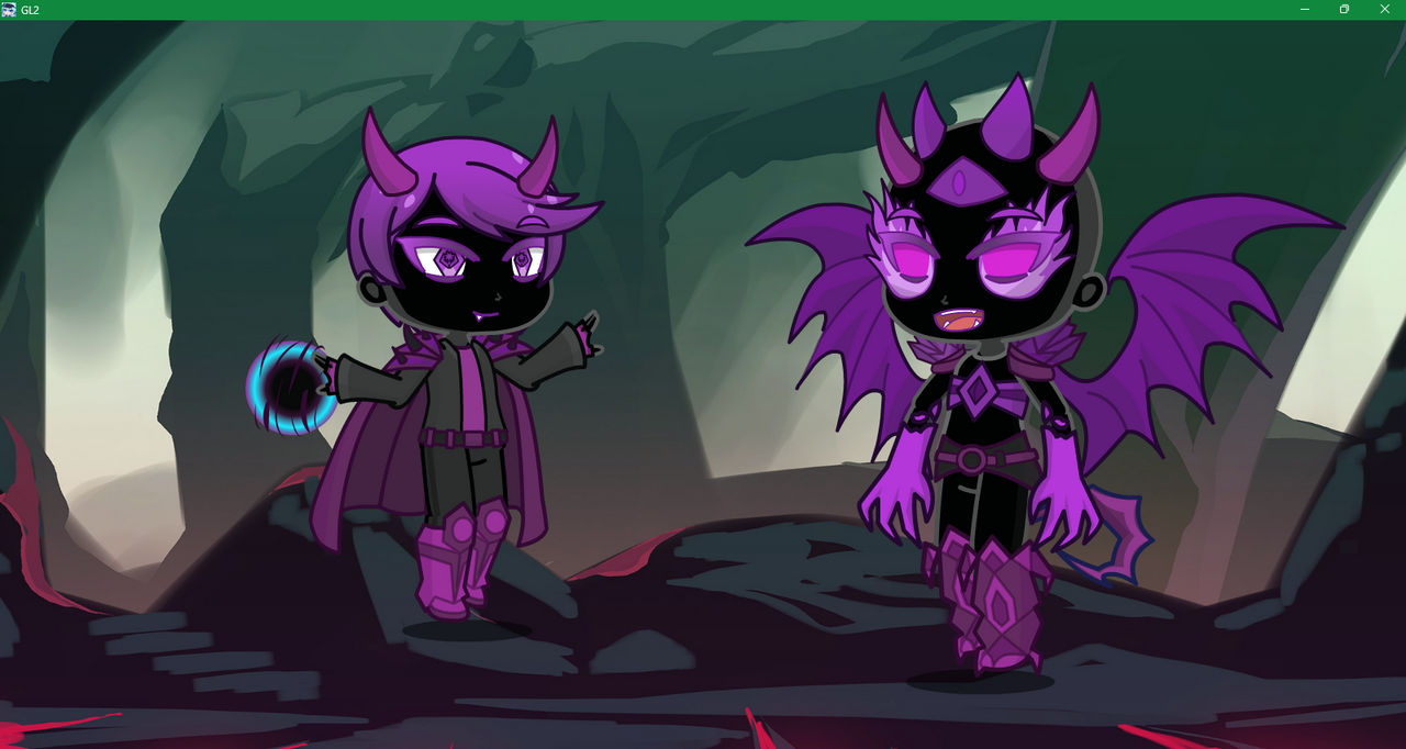 Dimensional Demon Kuroclaw, the Dimensional Demon in Gacha Life 2 by Omniverse-Commander ...