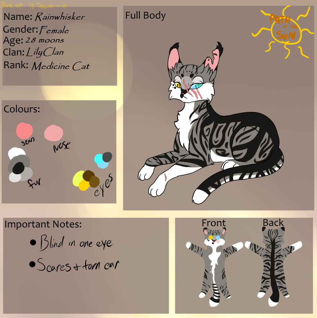 PotS: Rainwhisker, Medicine Cat of LilyClan