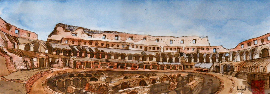 Coliseum Workart coliseum by HajimeAndrews on DeviantArt