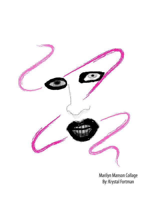 Marilyn Manson Typography by KrystalVioletDesigns on DeviantArt