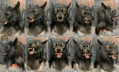Werewolf art lib commission mask