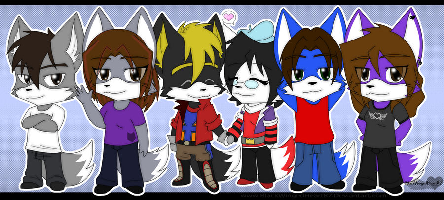 Chibi Friends by BlackWingedHeart87 on DeviantArt
