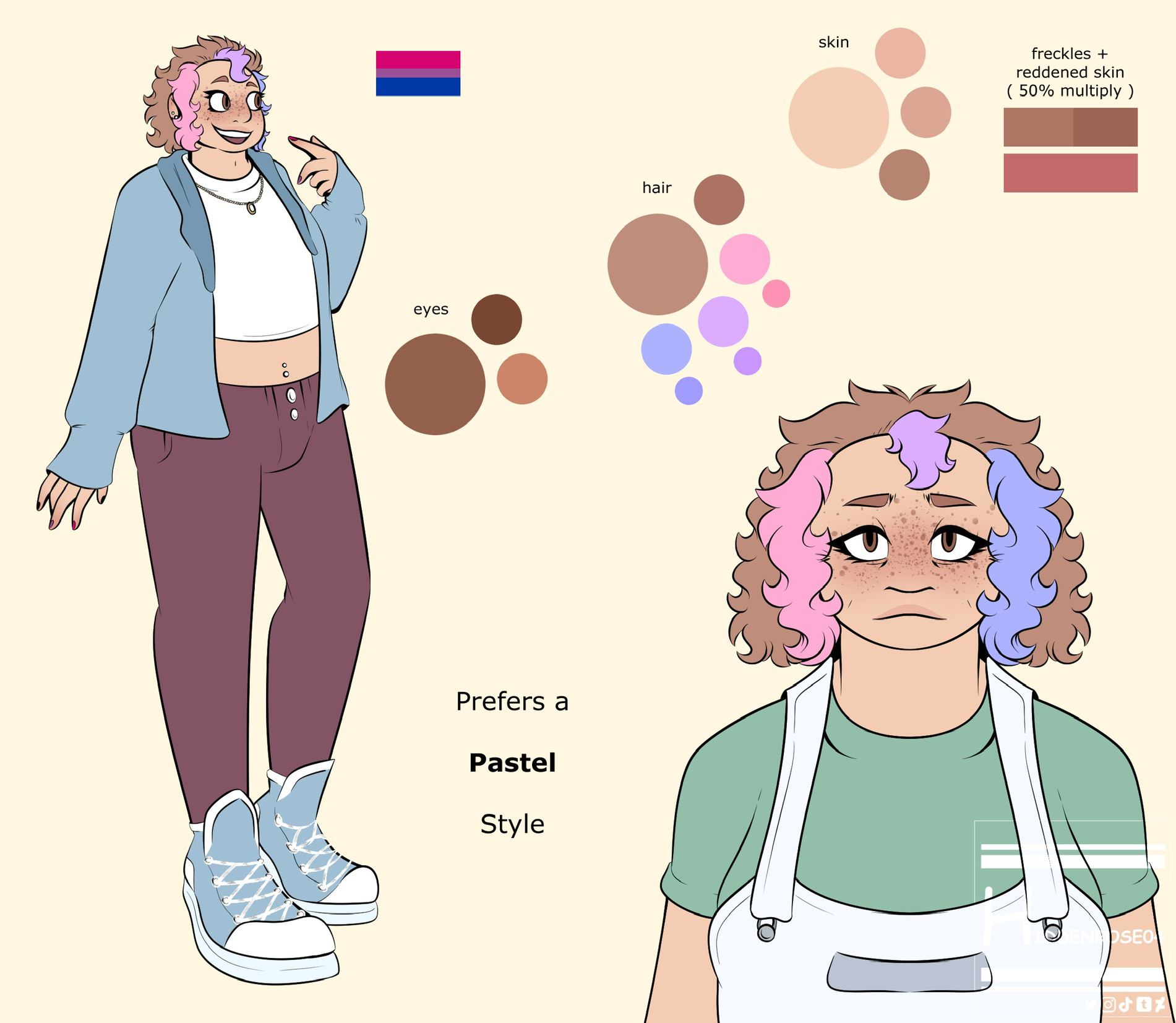 Sam Deviantart Sam Ref by HiddenRose04 on DeviantArt