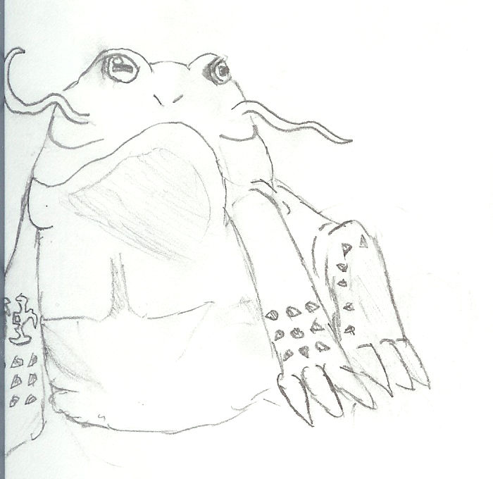 D.3.S. Frog Sketch by Aarikku on DeviantArt