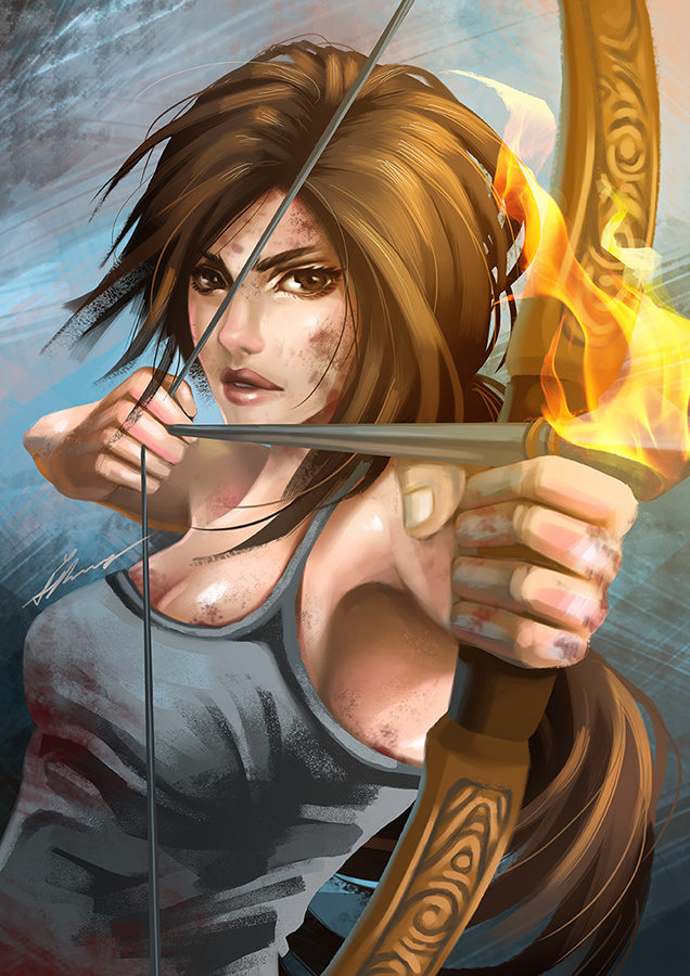 Lara Croft commission