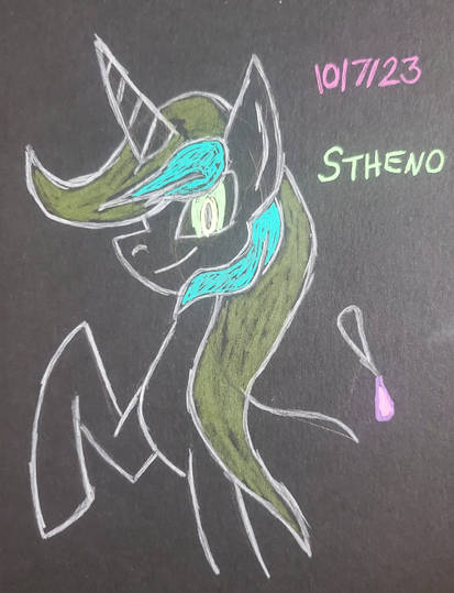 Stheno the unicorn pony