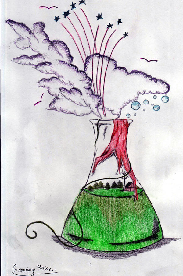 Growing Potion Growing Potion by black-bird-song on DeviantArt