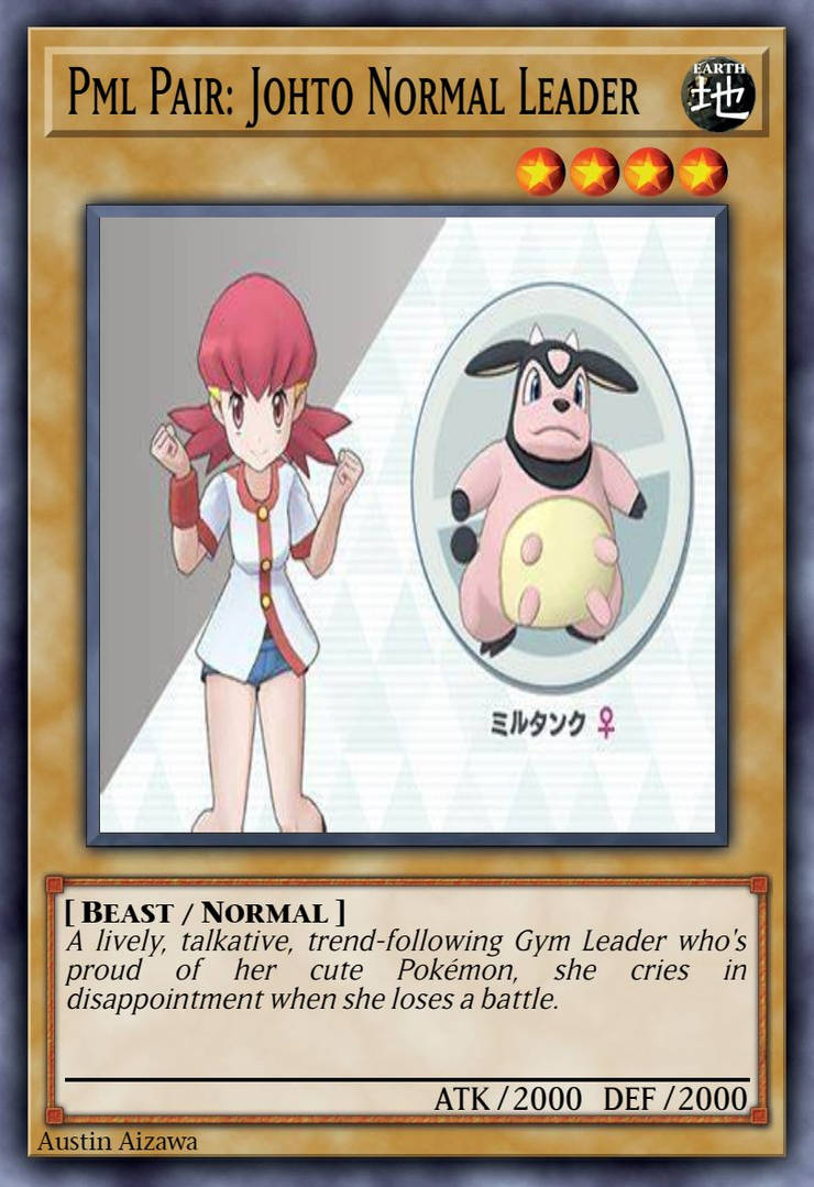 Pml Pair: Johto Normal Leader by AustinAizawa on DeviantArt