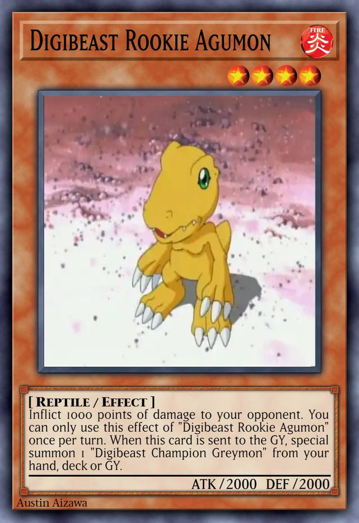 Digibeast Rookie Agumon by AustinAizawa on DeviantArt