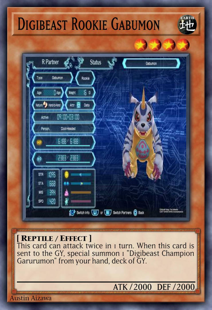 Digibeast Rookie Gabumon by AustinAizawa on DeviantArt