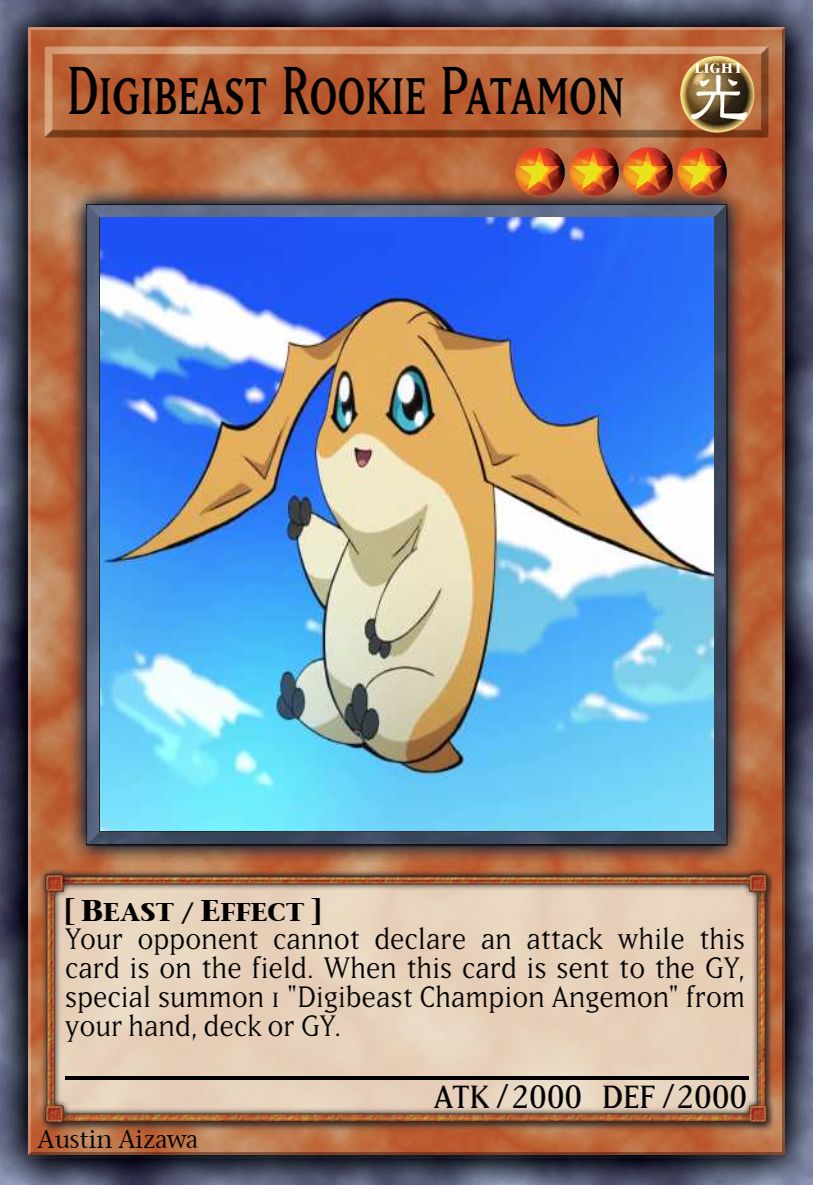 Digibeast Rookie Patamon by AustinAizawa on DeviantArt
