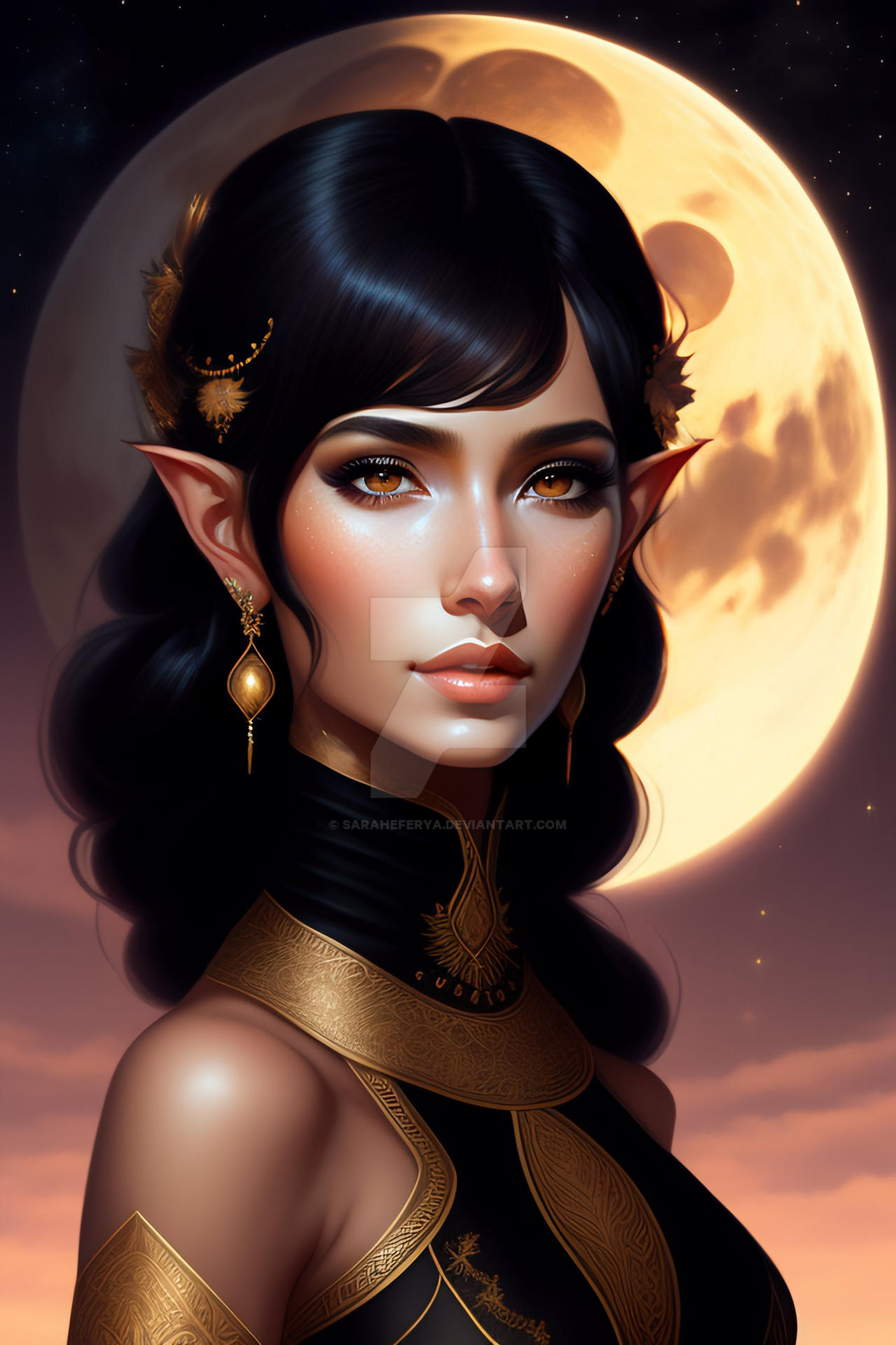 Moon Goddess By Saraheferya On Deviantart Moon Goddess By Saraheferya On Deviantart