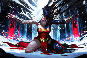 Wonder Woman (8) in a spot of trouble