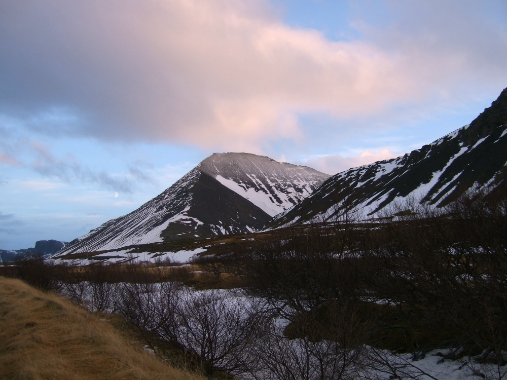 Winter Evening At The Mountains I