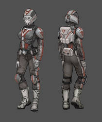 Terran Republic female medic