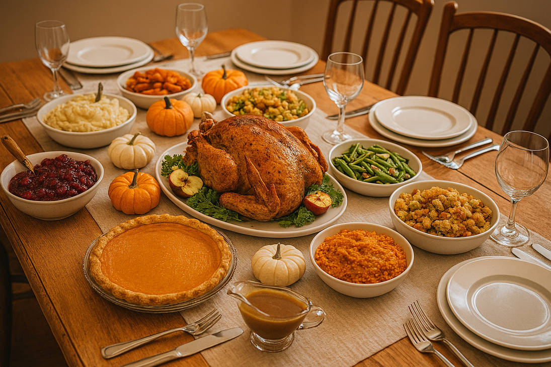 Unit 500 A : Thanksgiving Table by heallo on DeviantArt