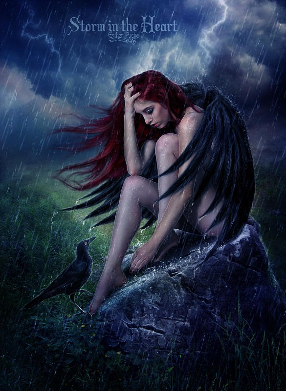 Storm in the Heart by EstherPuche-Art Storm in the Heart by EstherPuche-Art