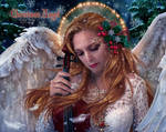 Christmas Angel by EstherPuche-Art