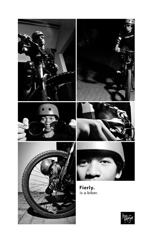 Fierly. Is a biker.