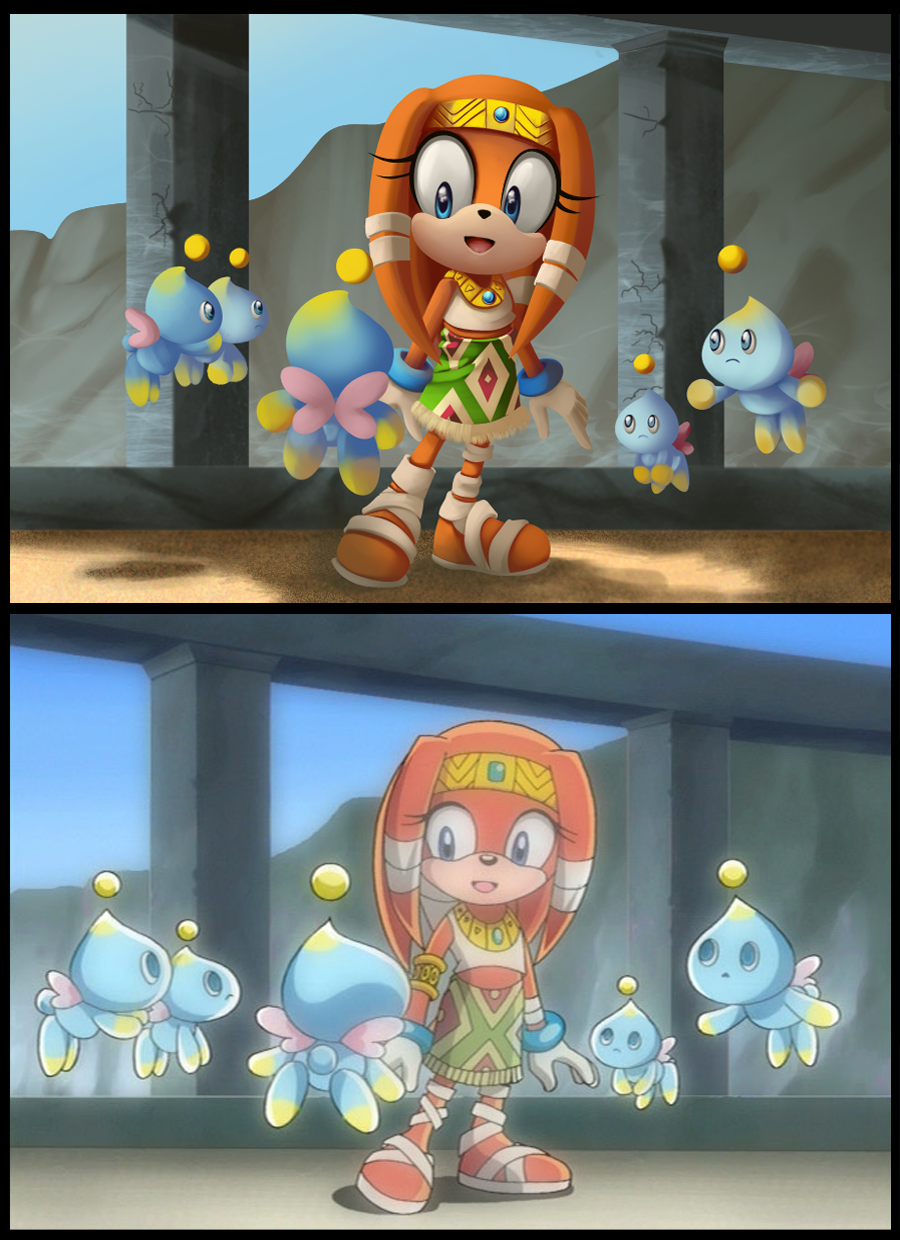 Sonic X: Redraw. Tikal