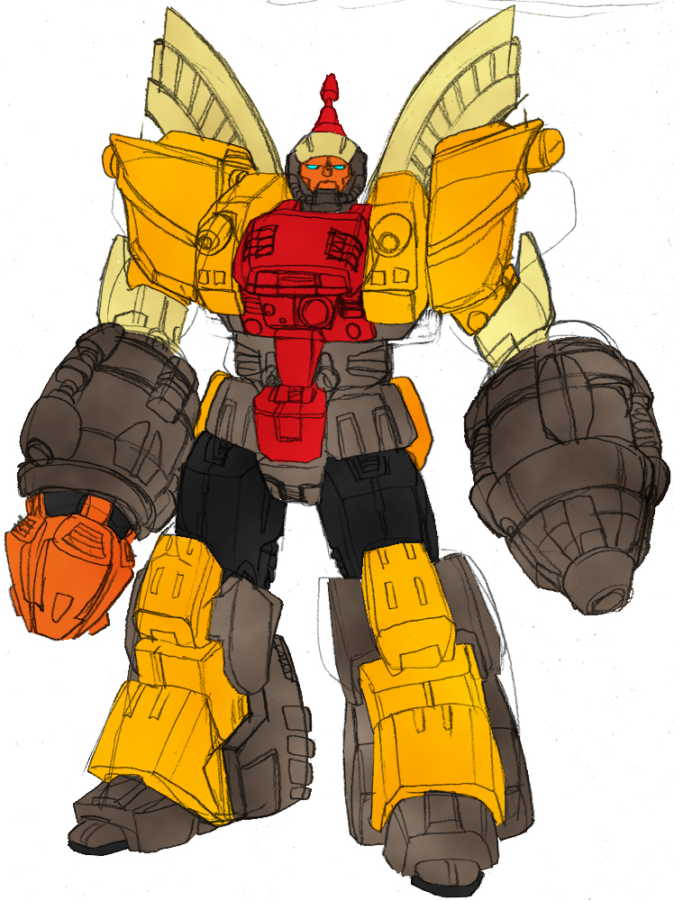 Omega Supreme sketch colored