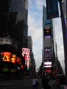 Times Square Crack the Sky