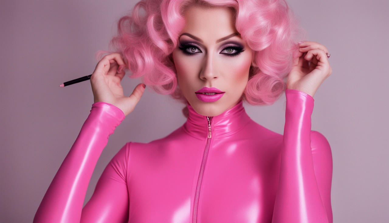 Crossdresser In Pink Catsuit Makeup By AlexandraETV On DeviantArt crossdresser-in-pink-catsuit-makeup-by-alexandraetv-on-deviantart