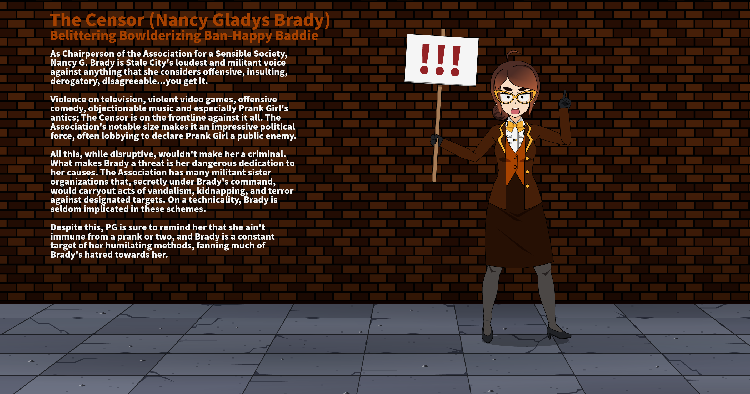 Censor Deviantart PG Bios: The Censor by NoirMysty on DeviantArt
