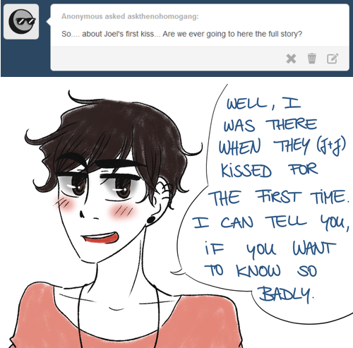 NHG: why they kissed.