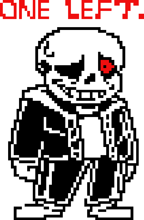 ONE LEFT. by CoolSansFanboy999 on DeviantArt