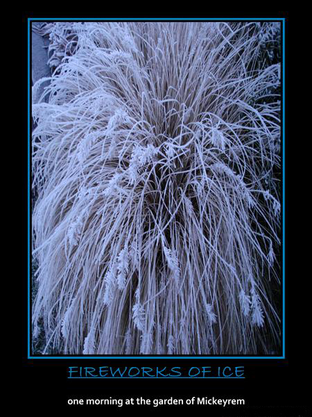 fireworks of ice