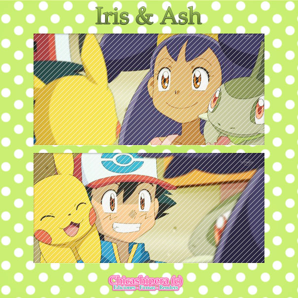 Iris and Ash by Chicashipera on DeviantArt