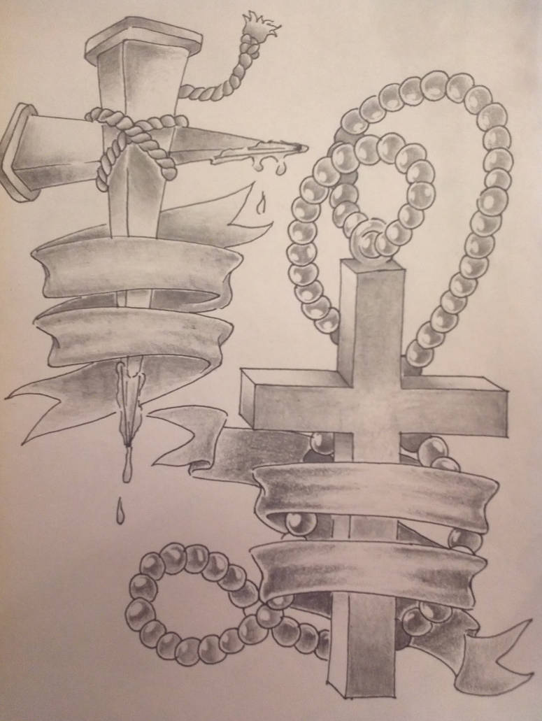 Cross Tattoo Flash by SloppyJoe4us on DeviantArt