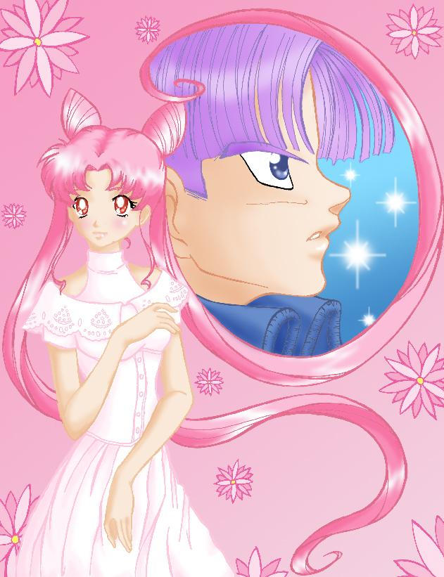 Trunks And Rini Rini and Trunks Colored by sailormoon-crossover on DeviantArt