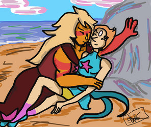 Jasper x Pearl Kiss