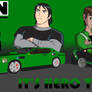 Ben 10 DX Mark 10 And Kevin's Car Wallpaper