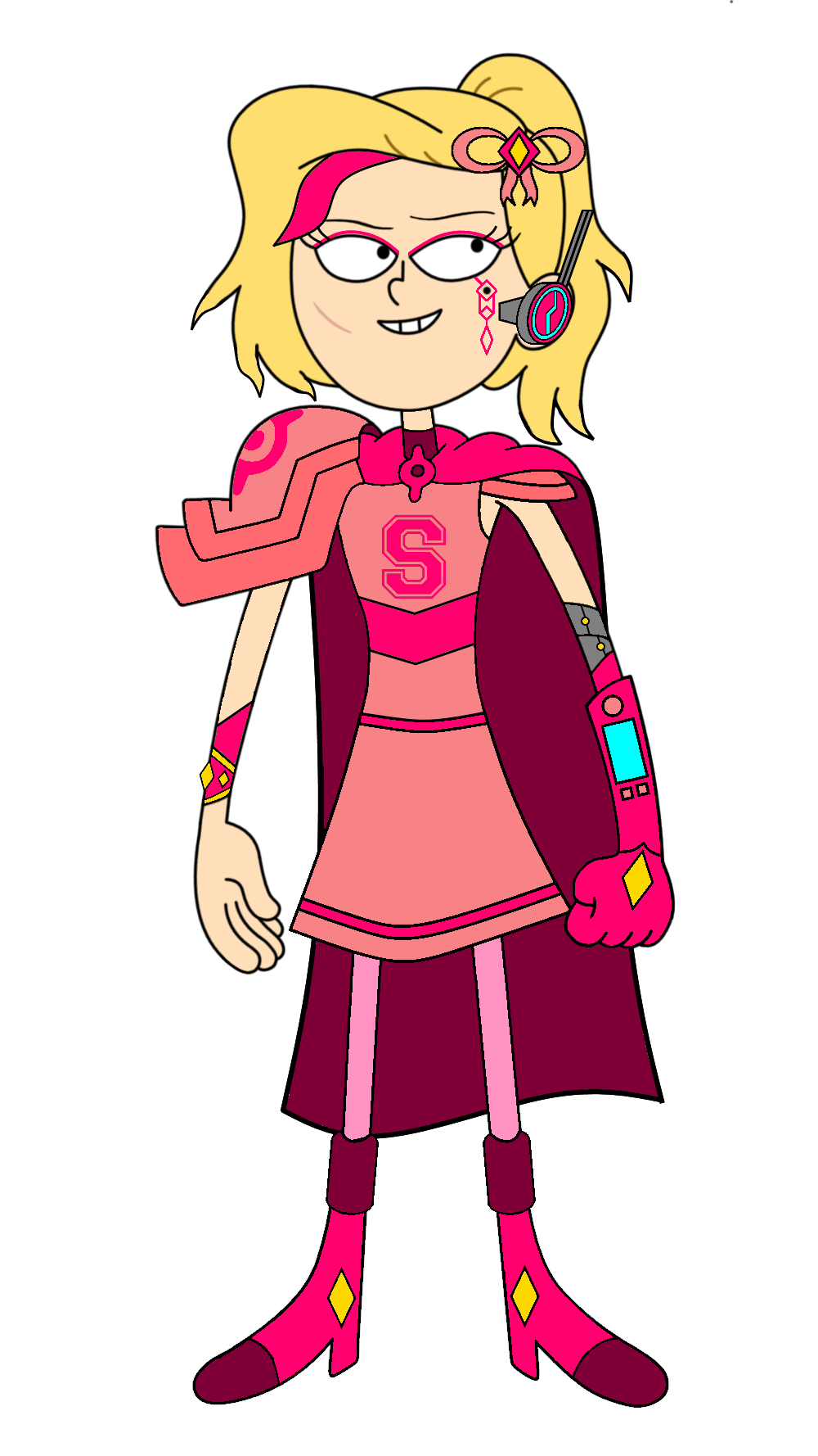 Amphibia Cyperpunk Sasha Waybright by MarkHarrierT99 on DeviantArt Amphibia Cyperpunk Sasha Waybright by MarkHarrierT99 on DeviantArt