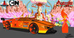 Adventure Time Flame Princess Car Wallpaper by MarkHarrierT99