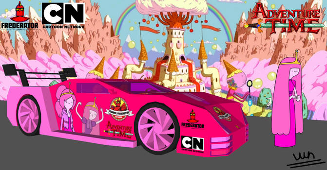 Adventure Time Princess Bubblegum Car Wallpaper