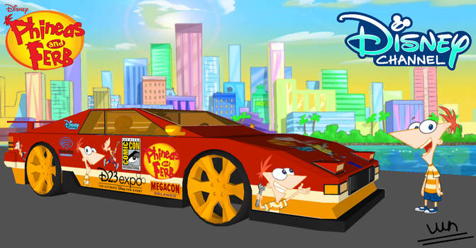 Phineas And Ferb Phineas Flynn Car Wallpaper