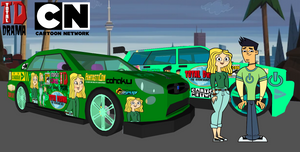 Total Drama Team Best Friends Cars WP