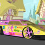 MLP FIM Fluttershy Car Wallpaper